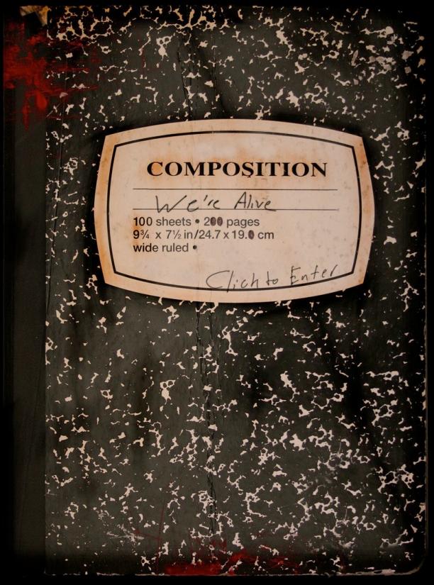 Composition Book from We're Alive