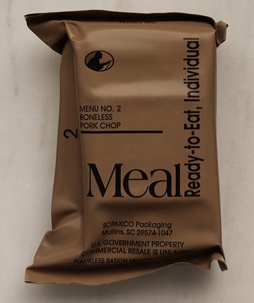 A Boneless Porkchop MRE